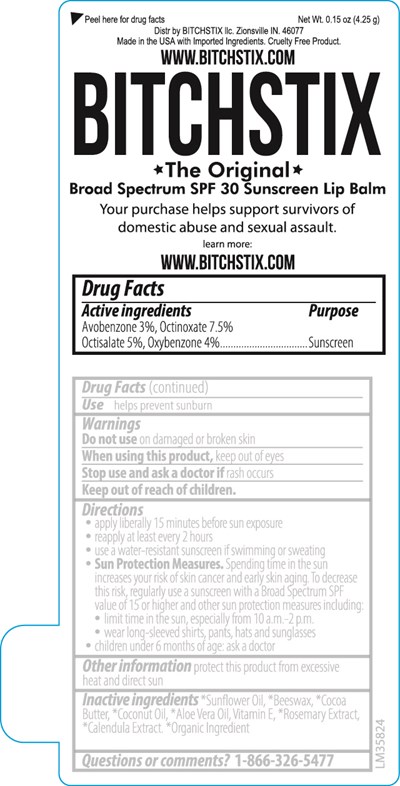 Tube Label (99901 Lm35824 Bitchstix Unflavored Spf 30 Broad Spectrum Sunscreen 2023 2 15 Ol)